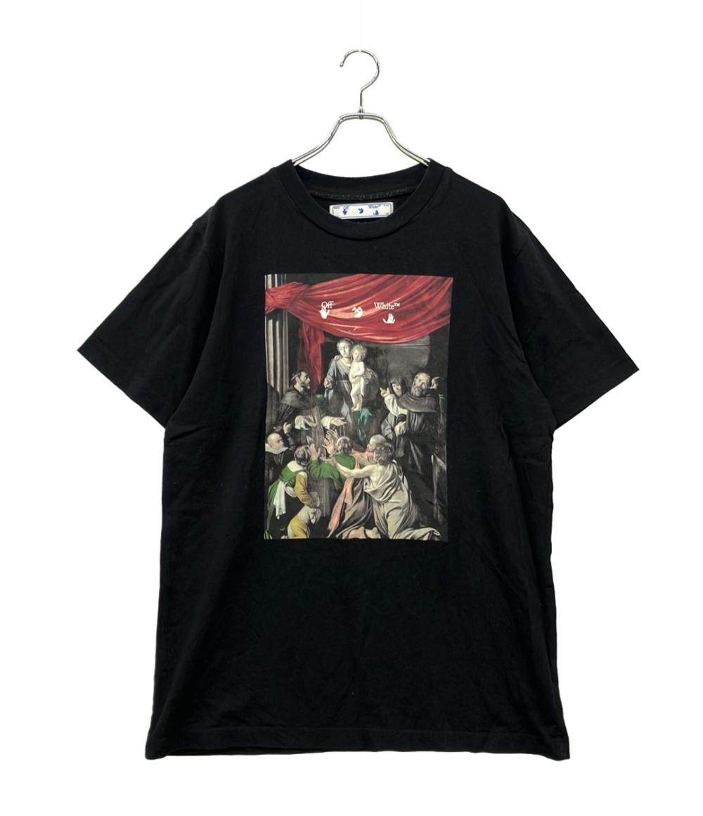 OFF-WHITE 半袖Tシャツ カラヴァッジョ OMAA027E20JER008 メンズ SIZE XL オフホワイト