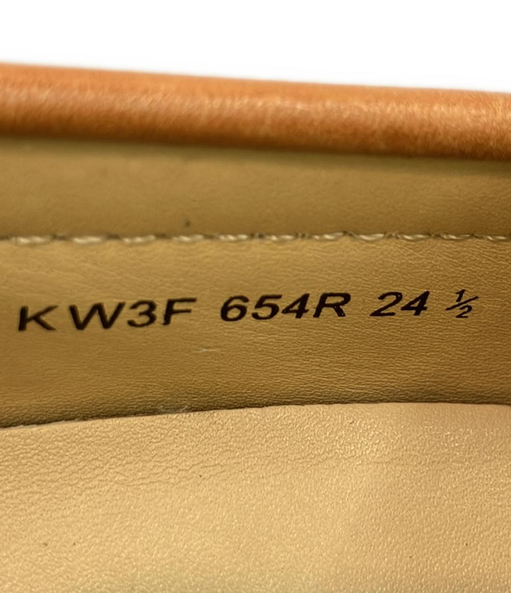 訳あり REGAL レザースリッポン ドライビングシューズ KW3F 654R レディース メンズ SIZE 24 1/2 リーガル