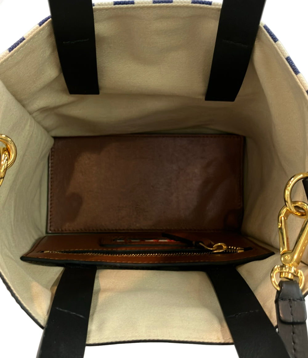MARNI ストライプ ハンドバッグ MARNI 2wayハンドバッグ ショルダーバッグ MUSEO SOFT mini ストライプ