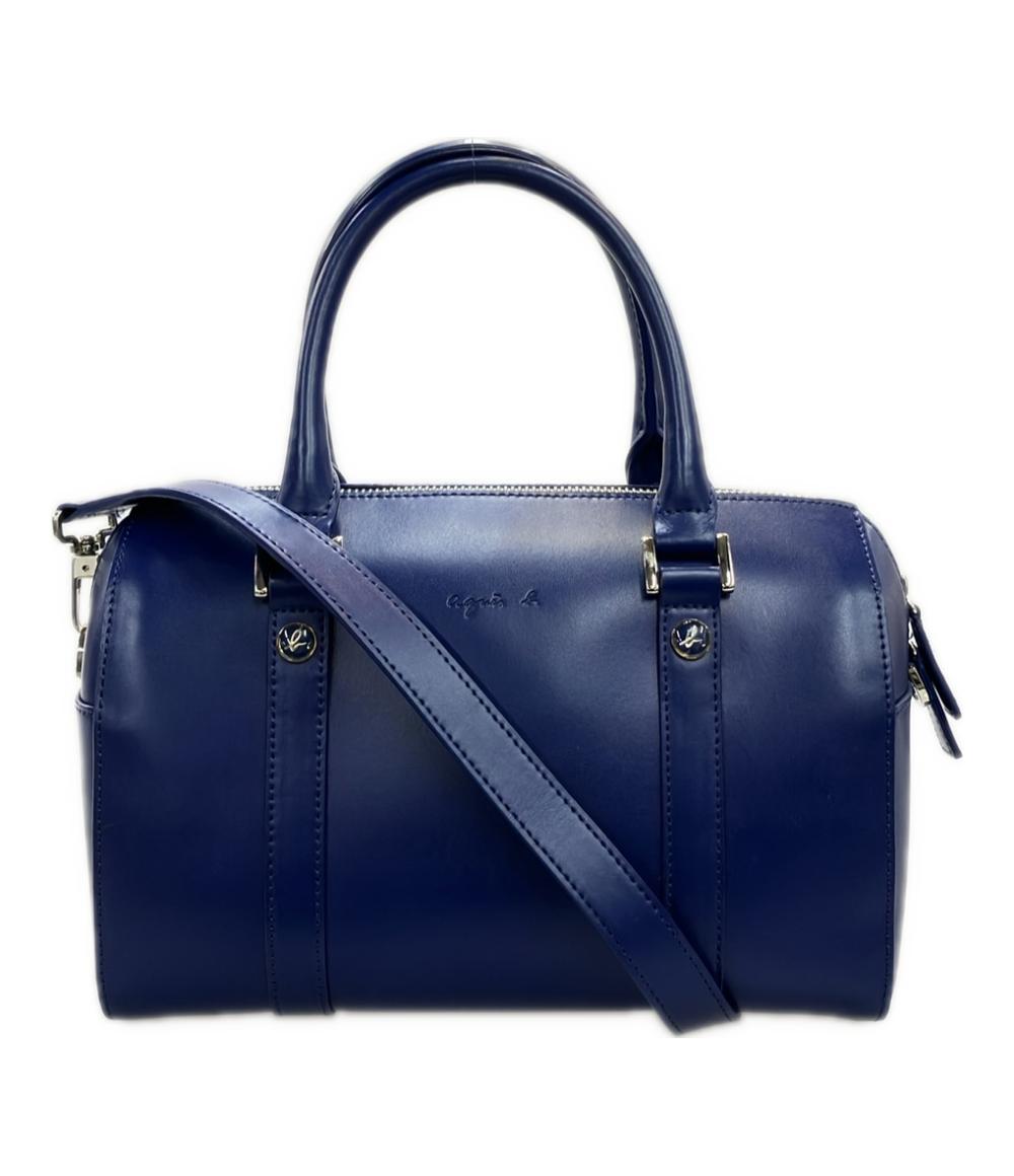 Agnes b. ハンドバッグ ショルダーバッグ 2WAY 斜め掛け レザー レディース アニエスベー