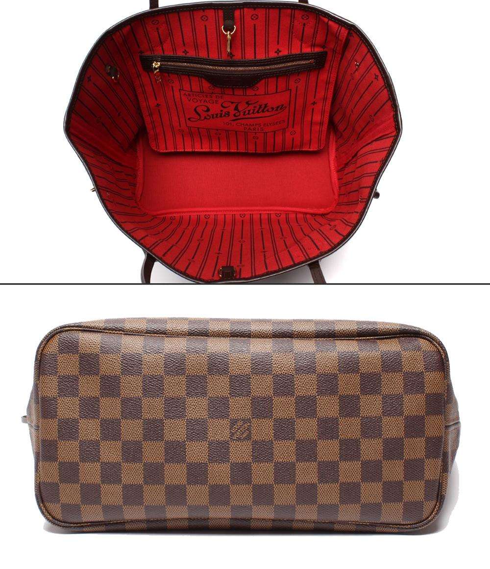 美品 ルイ・ヴィトン ルイヴィトン トートバッグ ショルダーバッグ 肩掛け ネヴァーフルMM ダミエ N51105 レディース LOUIS VUITTON