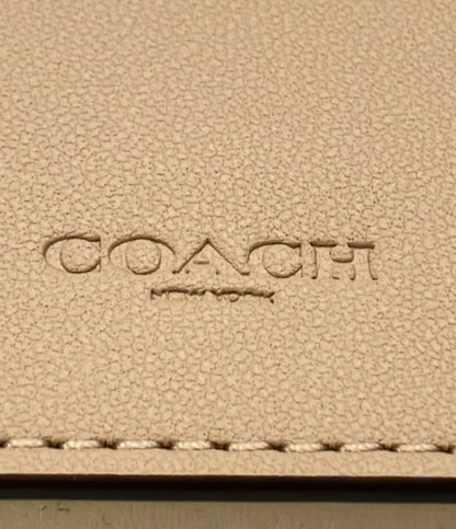 美品 COACH 二つ折り財布 シグネチャー C8724 レディース コーチ