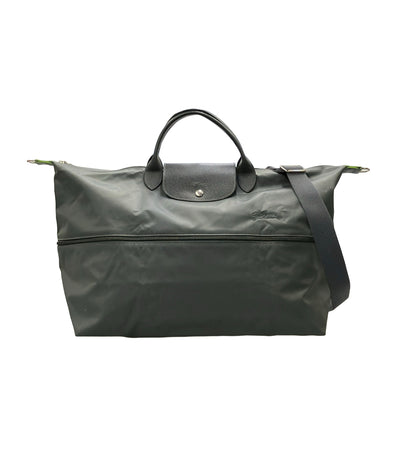 美品 Longchamp 2WAY ボストンバッグ トラベルバッグ ショルダーバッグ 斜め掛け ル プリアージュ L1911919P66 レディース ロンシャン