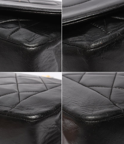 CHANEL チェーンショルダーバッグ ゴールド金具 マトラッセ 2番台 シングルチェーン シングルフラップ ダイアナ25 A01165 レディース シャネル
