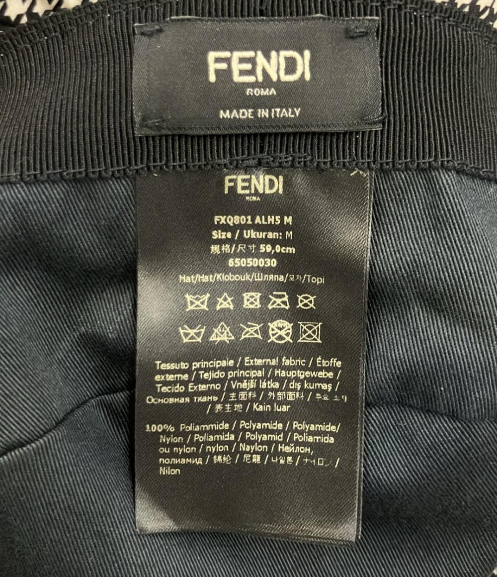 FENDI バケットハット 千鳥格子 レディース SIZE M フェンディ