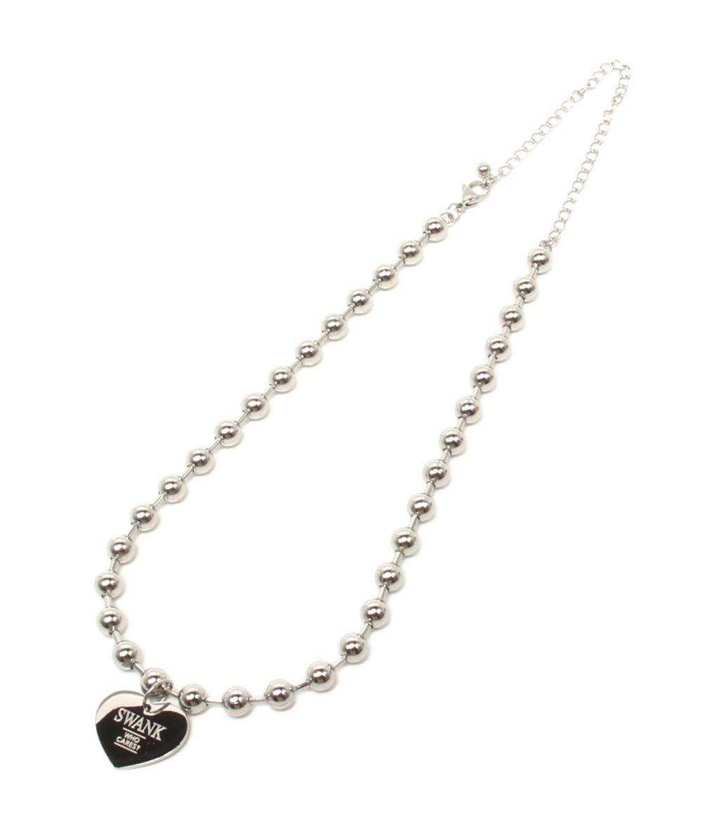 美品 スワンク ネックレス ハートタグ アン フォークナー パラライ レディース SWANK