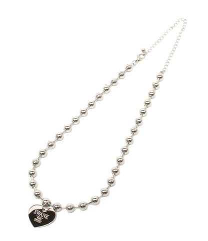 美品 スワンク ネックレス ハートタグ アン フォークナー パラライ レディース SWANK