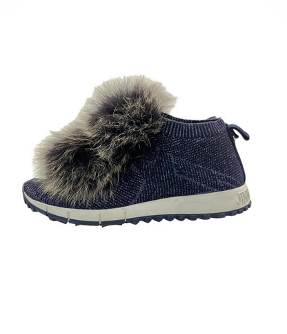Jimmy Choo スリッポン ボンボン ニット スニーカー レディース SIZE 36 (23cm) ジミーチュウ