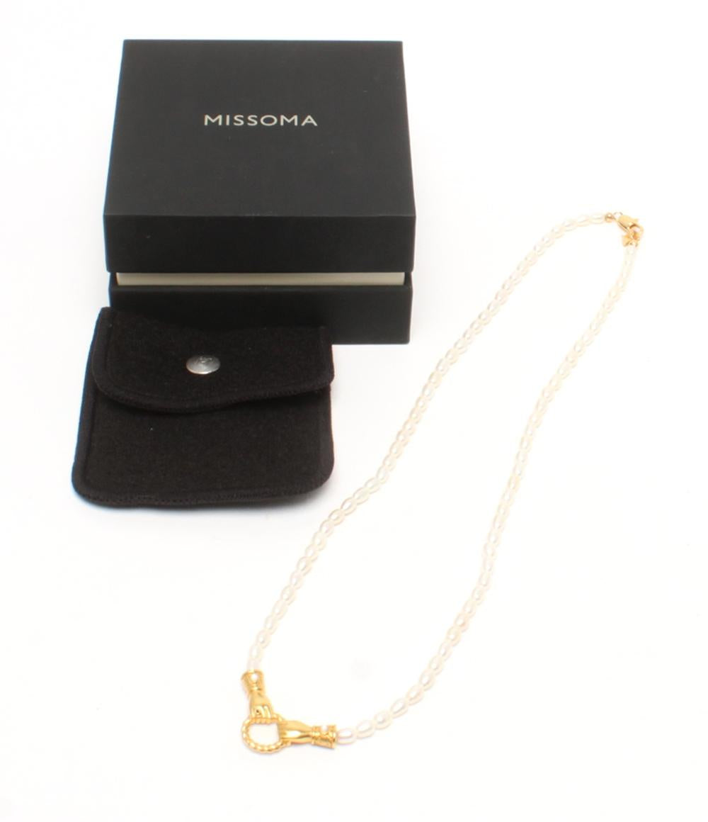 美品 MISSOMA ネックレス 淡水パール ハリスリードコラボ レディース ミッソマ