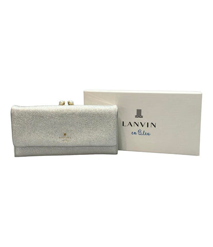 美品 LANVIN en Bleu 長財布 レディース ランバンオンブルー