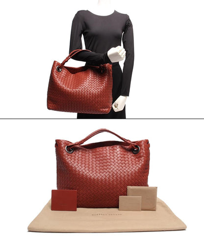 ボッテガベネタ レザーハンドバッグ トートバッグ イントレチャート レディース BOTTEGA VENETA