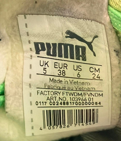 PUMA ローカットスニーカー フットサルシューズ エヴォパワー VIGOR 4 IT 10396601 レディース SIZE 24.0 (L) プーマ
