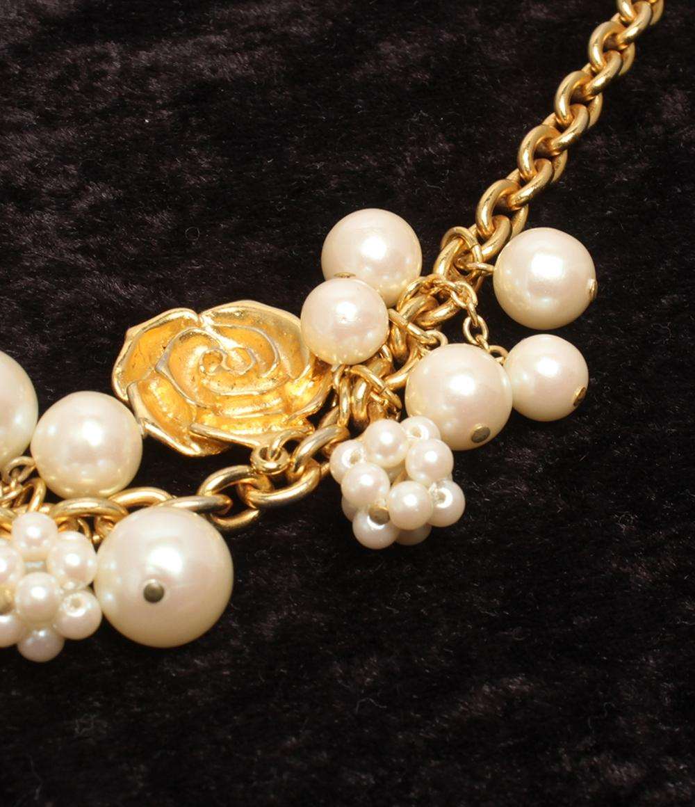 KENZO ネックレス イヤリング フェイクパール フラワーモチーフ 2点セット レディース ケンゾー