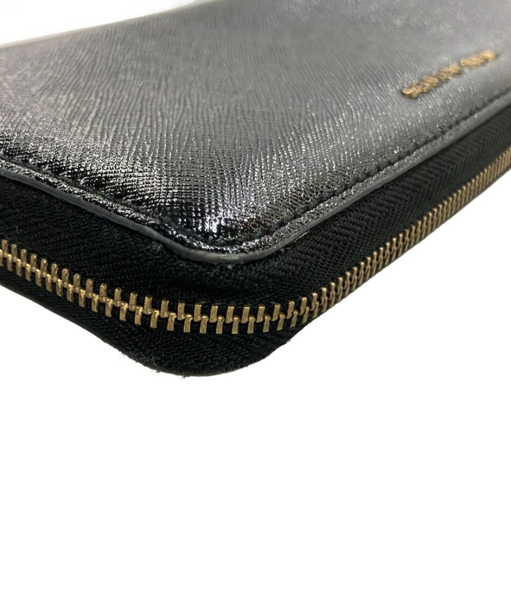 MARC JACOBS ラウンドファスナー長財布 レザー レディース マークジェイコブス