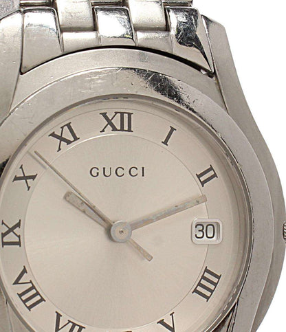 GUCCI 腕時計 クオーツ シルバー 5500M メンズ グッチ