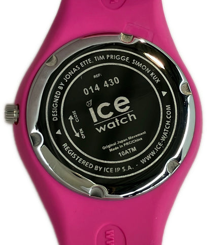 美品 ice watch 腕時計 クオーツ ピンク レディース アイスウォッチ