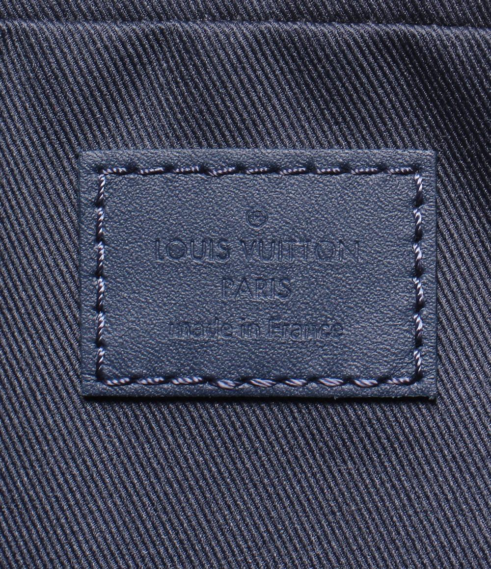 美品 Louis Vuitton ショルダーバッグ メッセンジャーバッグ 斜め掛け ダミエ アンフィニ トリオ メッセンジャー ダミエ グラフィット N40438 メンズ