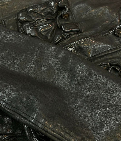 訳あり NEIL BARRETT レザージャケット メンズ SIZE XXS ニールバレット