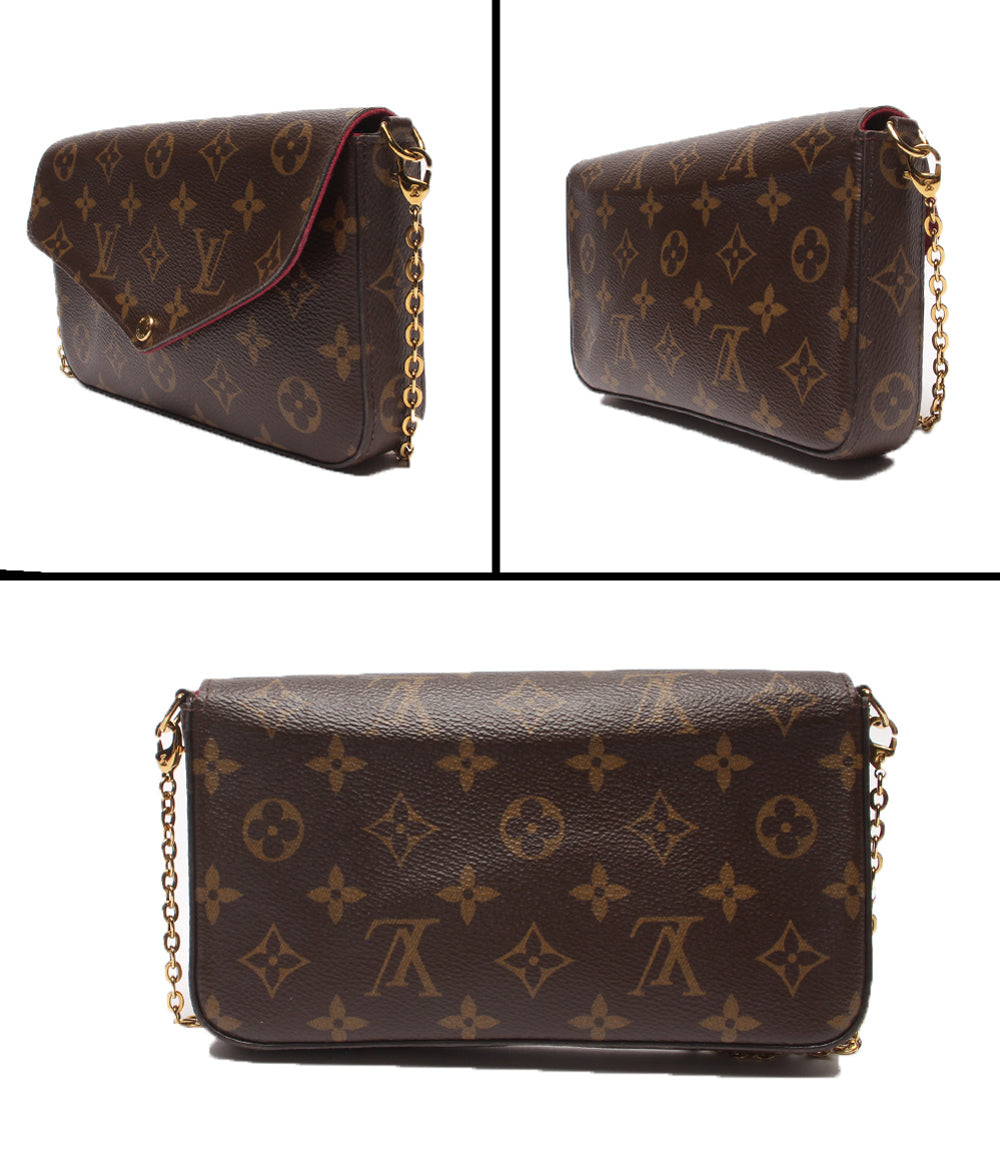 Louis Vuitton モノグラム チェーンウォレット LOUIS VUITTON チェーンショルダーバッグ チェーンウォレットバッグ