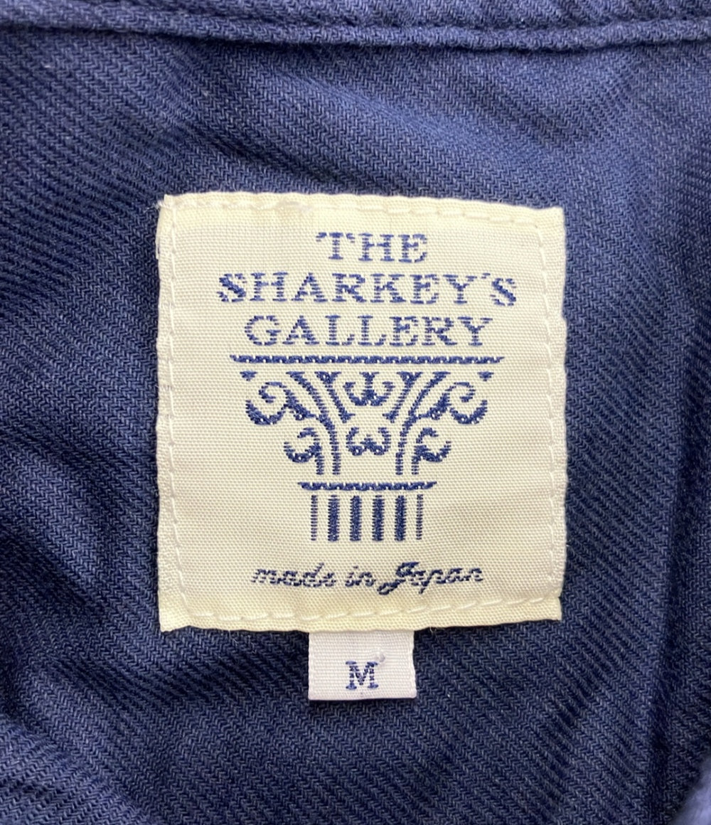 ザシャーキーズギャラリー 半袖ノーカラーシャツ メンズ SIZE M (M) THE SHARKEY'S GALLERY