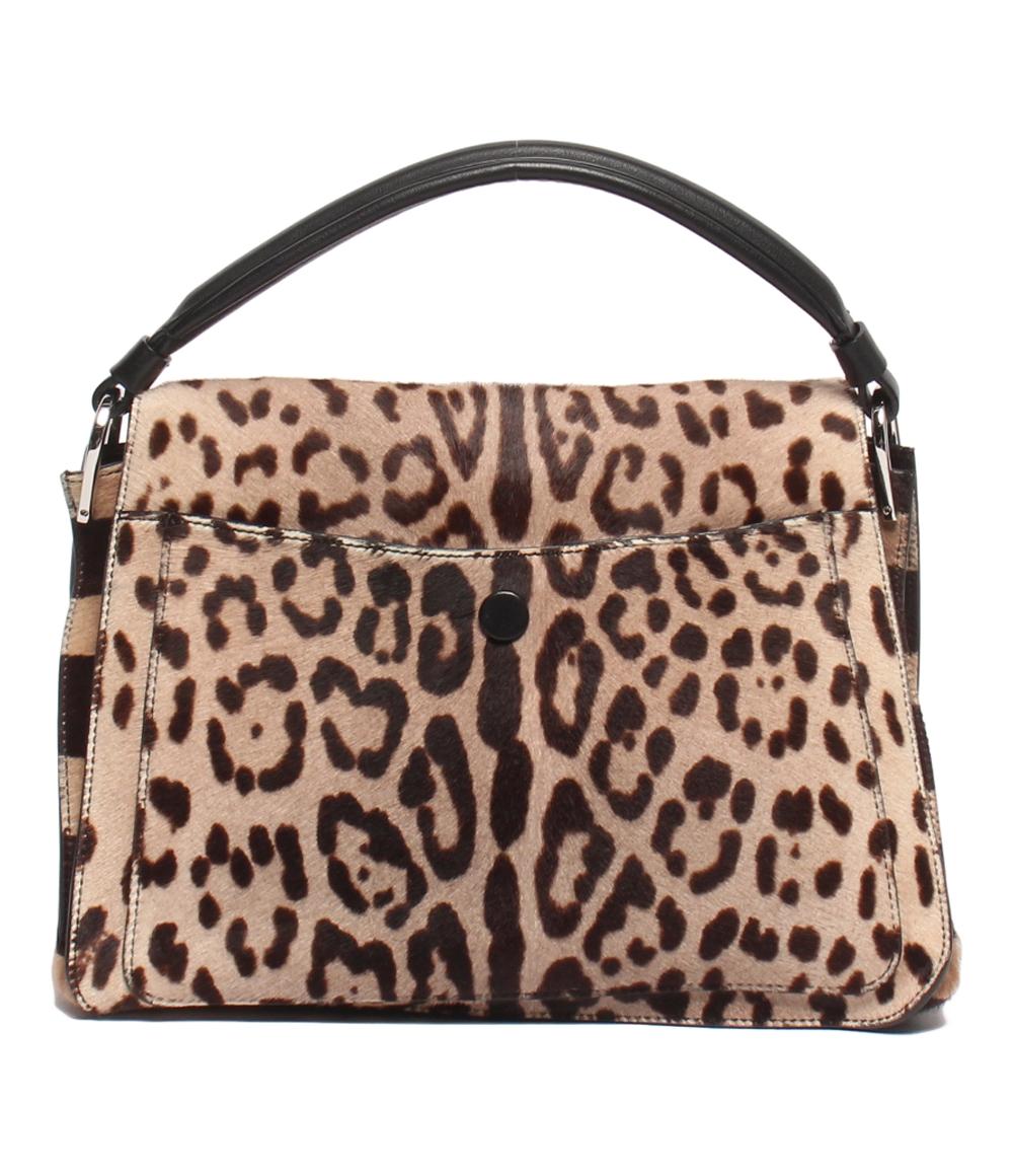 美品 TOD’S 2way ハンドバッグ ショルダーバッグ 肩掛け 斜め掛け ハラコ レディース トッズ