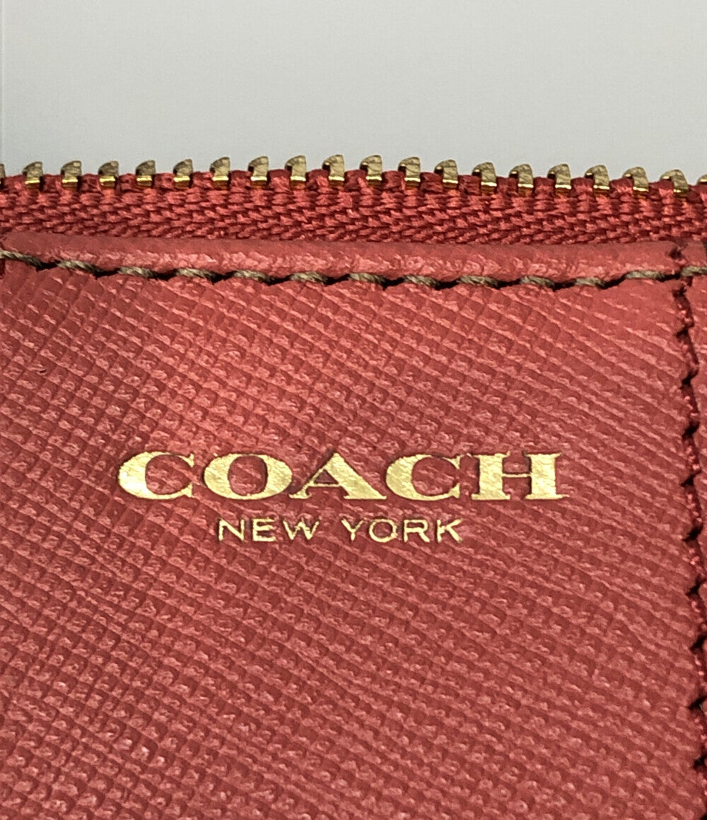 コーチ 美品 ポーチ  シグネチャー    レディース   COACH