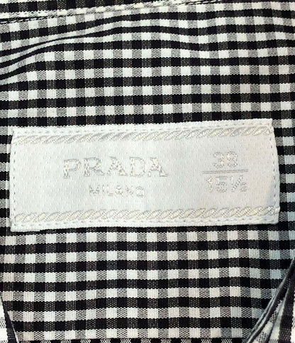 プラダ ギンガムチェックシャツ メンズ SIZE 39 (M) PRADA