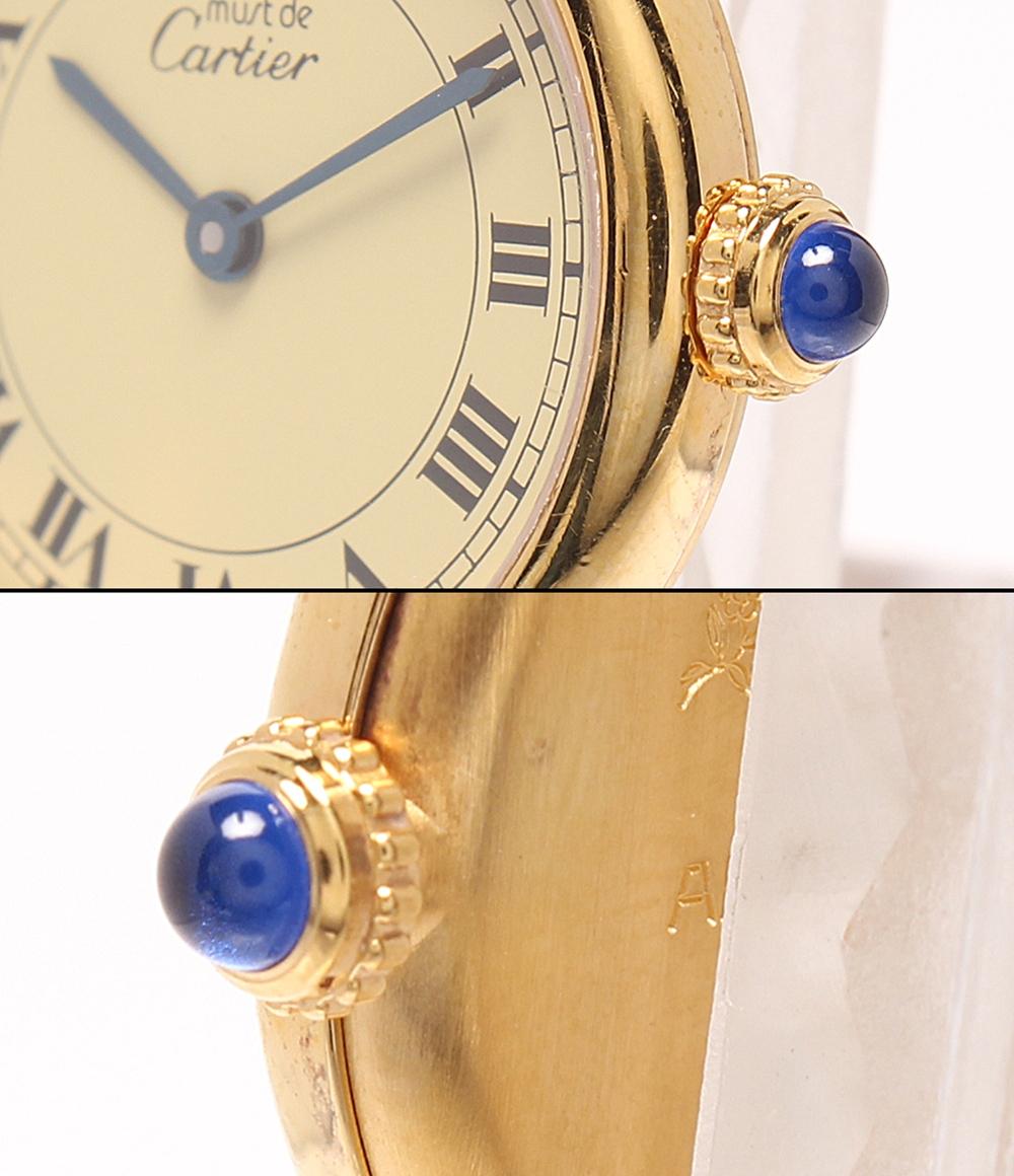 Cartier 腕時計 ヴェルメイユ マスト ヴァンドーム クオーツ レディース カルティエ