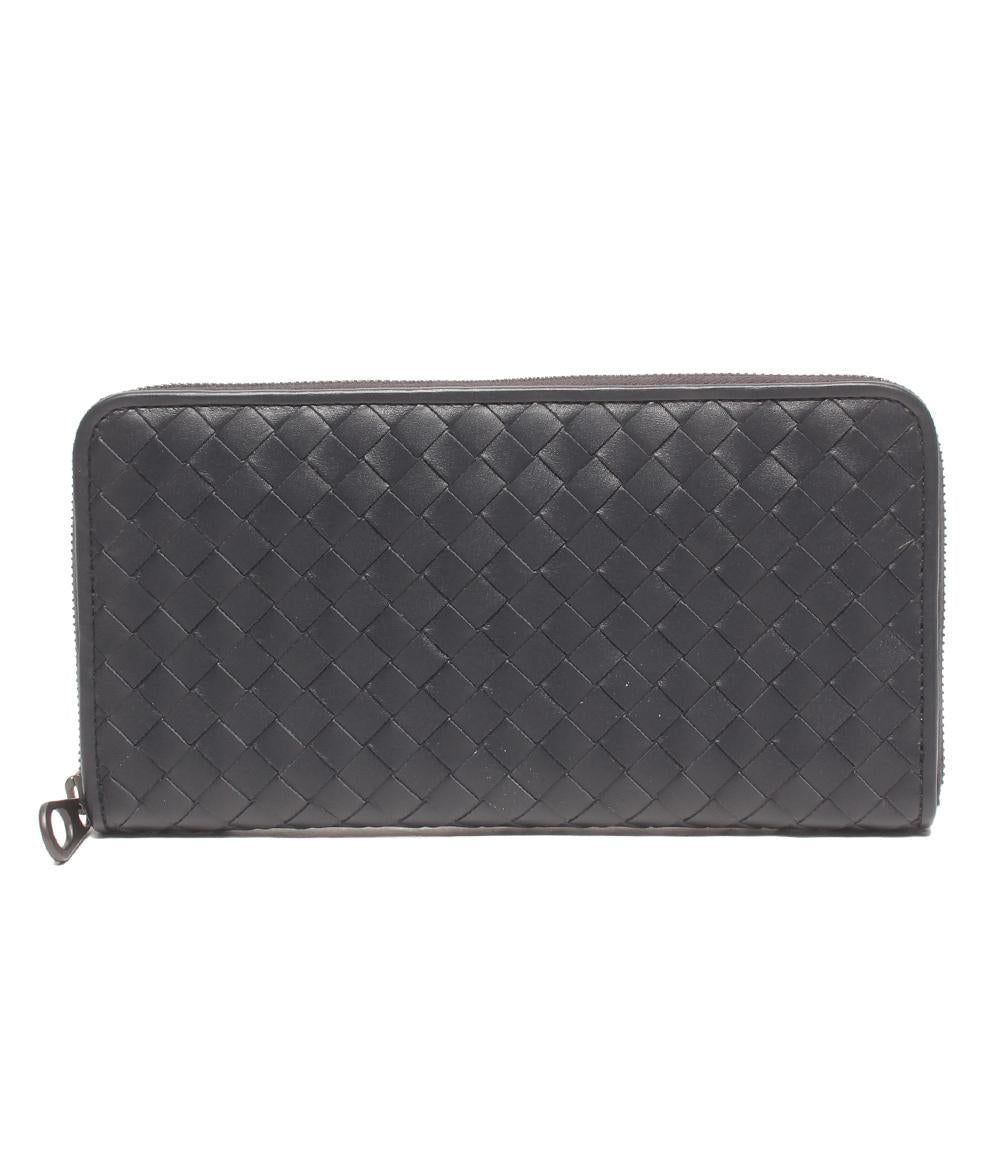 BOTTEGA VENETA ラウンドファスナー長財布 イントレチャート メンズ レディース ボッテガ・ヴェネタ