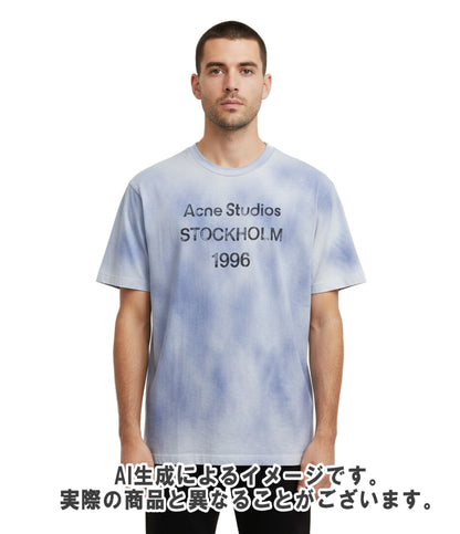 Acne Studios 半袖Tシャツ スプレーヴィンテージ 加工 ロゴ メンズ SIZE S アクネ ストゥディオズ