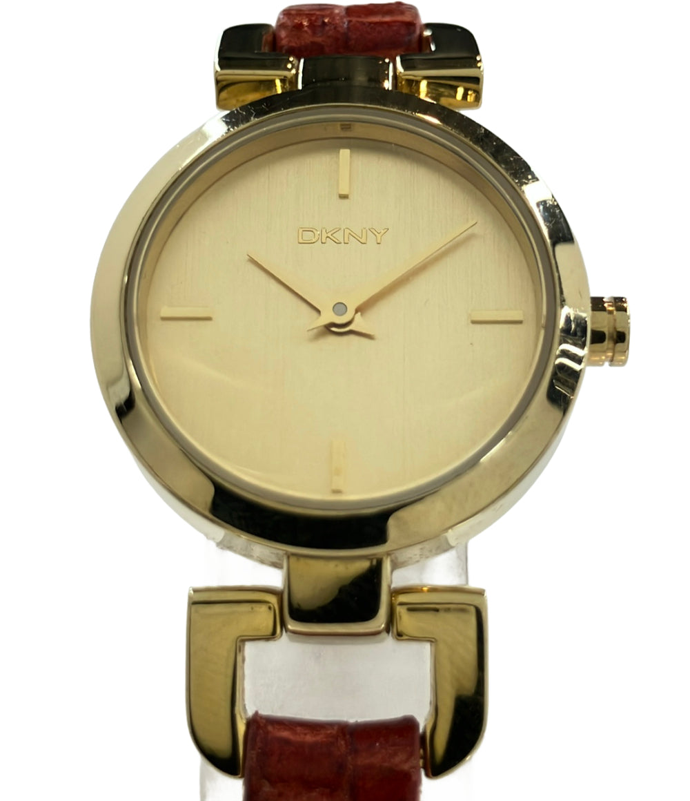 DKNY 腕時計 クオーツ ゴールド NY-8879 レディース ディーケーエヌワイ