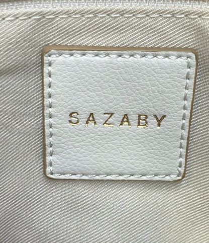 美品 SAZABY 2way ハンドバッグ ショルダーバッグ 斜め掛け レディース サザビー