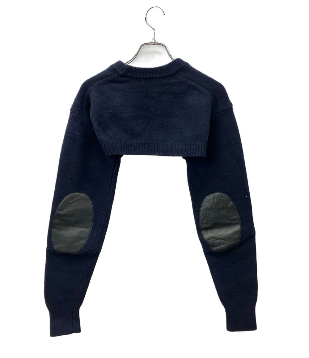 INSCRIRE 長袖ニット ショート丈 プルオーバー 124AW レディース SIZE F (M) アンスクリア