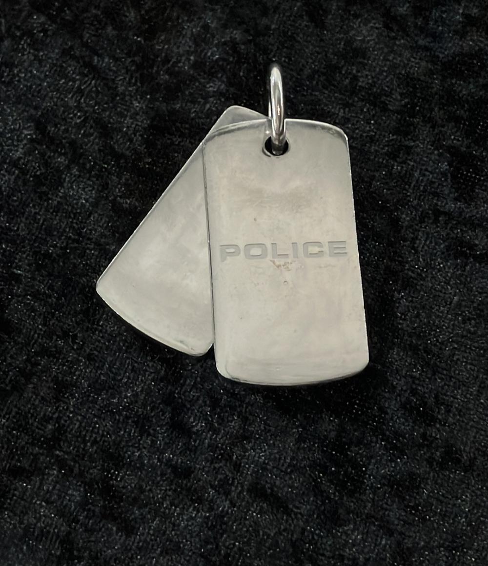 ポリス ペンダントトップ ダブルプレート メンズ POLICE