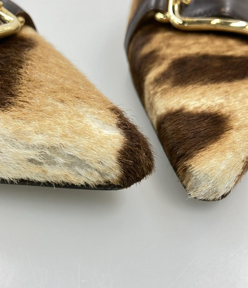 COLE HAAN ミュール ハラコ レディース SIZE 5 1/2 B (22.5cm) コールハーン