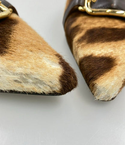 COLE HAAN ミュール ハラコ レディース SIZE 5 1/2 B (22.5cm) コールハーン