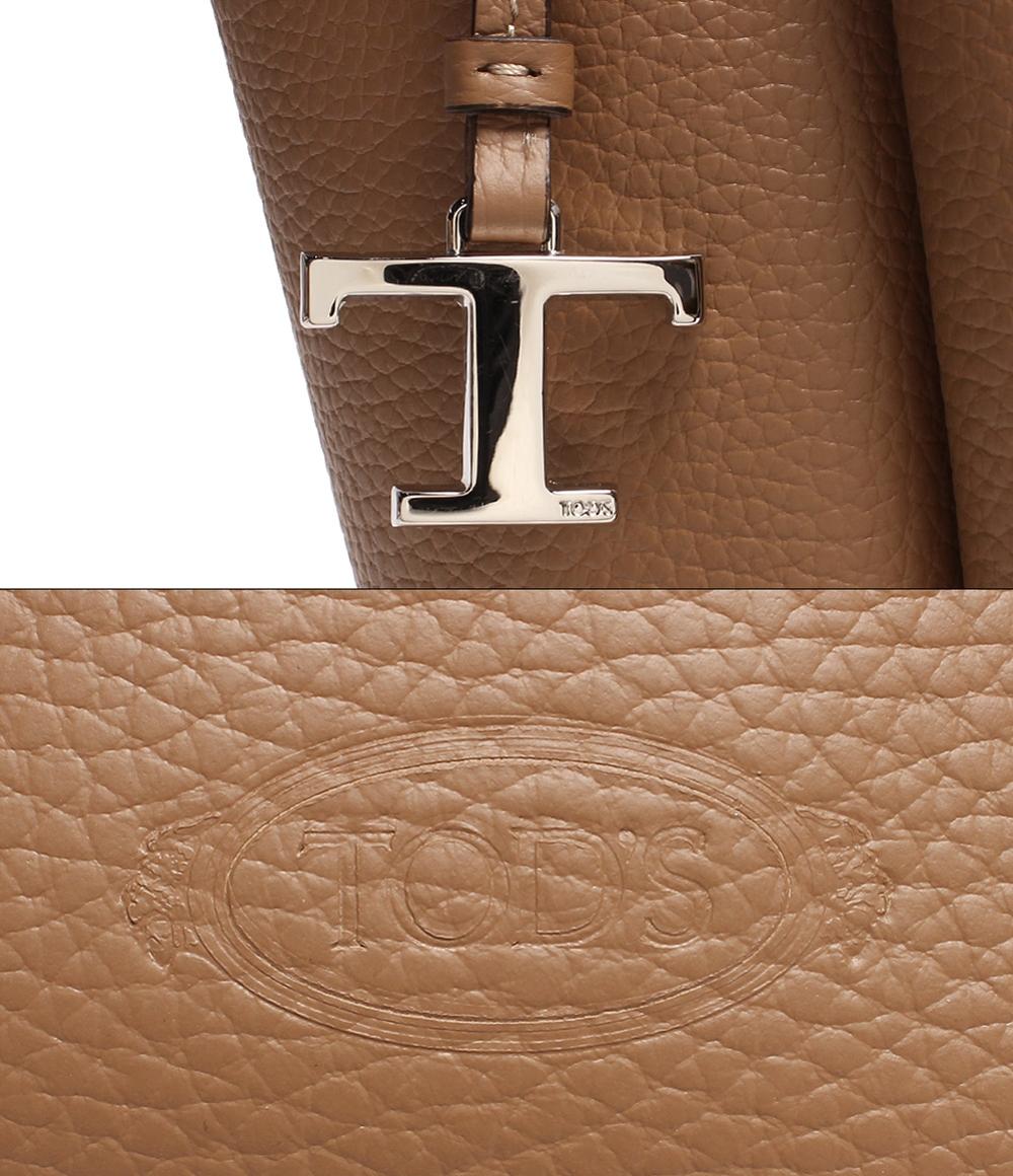 トッズ トートバッグ シルバー金具 バケット バッグ スモール カーフレザー レディース TOD’S