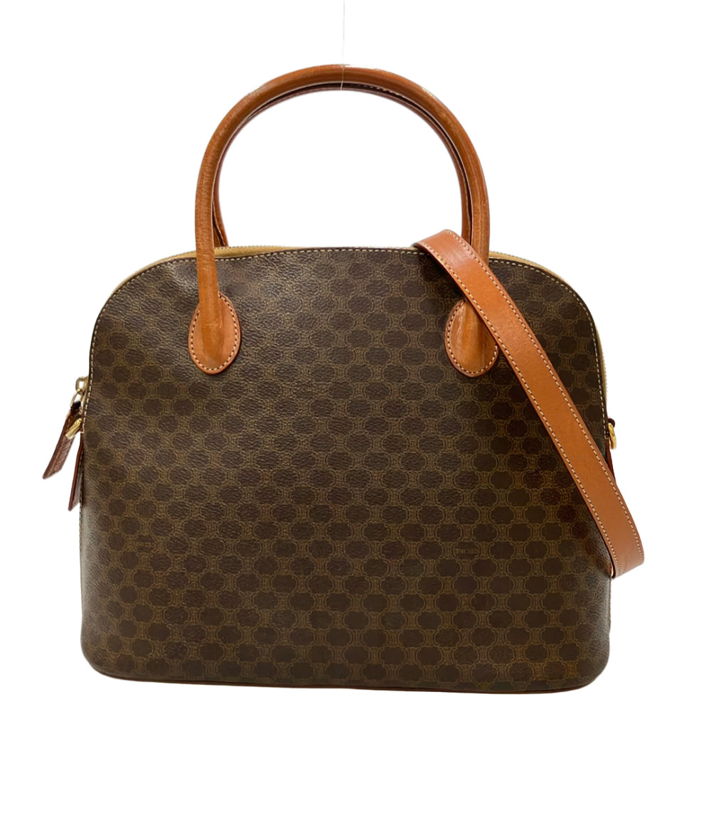 CELINE 2way ハンドバッグ ショルダーバッグ 斜め掛け マカダム柄 M95 レディース セリーヌ