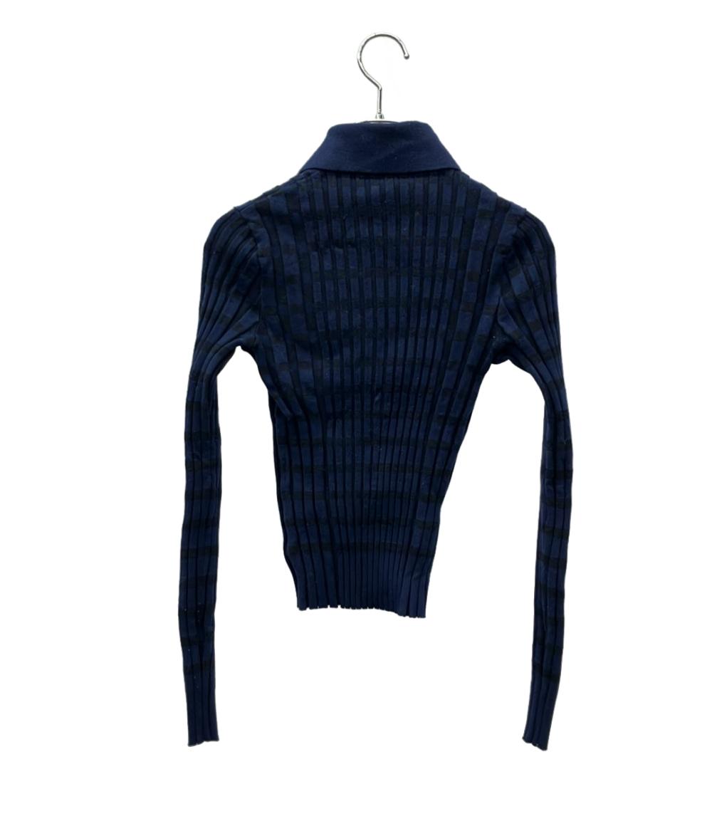 メゾンキツネ 長袖カーディガン FOX RIBBED NW00412KF0003 レディース SIZE XS MAISON KITSUNE MAISON KITSUNE 長袖カーディガン FOX RIBBED NW00412KF0003