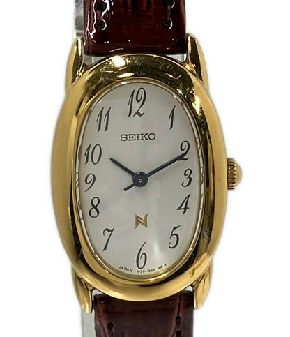 SEIKO 腕時計 ノイエ クオーツ ホワイト系 1F21-5B70 レディース セイコー
