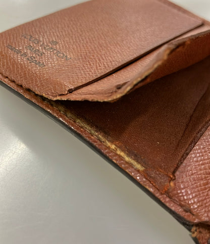 訳あり LOUIS VUITTON 二つ折り財布 コンパクトジップ モノグラム M61667 レディース ルイ・ヴィトン