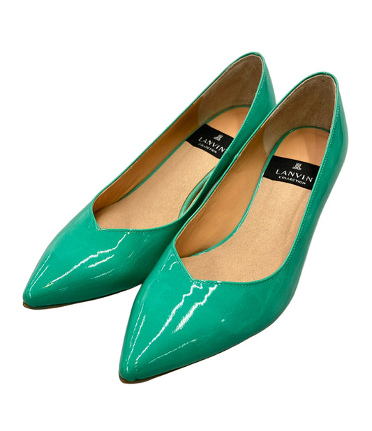 美品 LANVIN collection パンプス エナメル レディース SIZE 24.0 ランバン コレクション