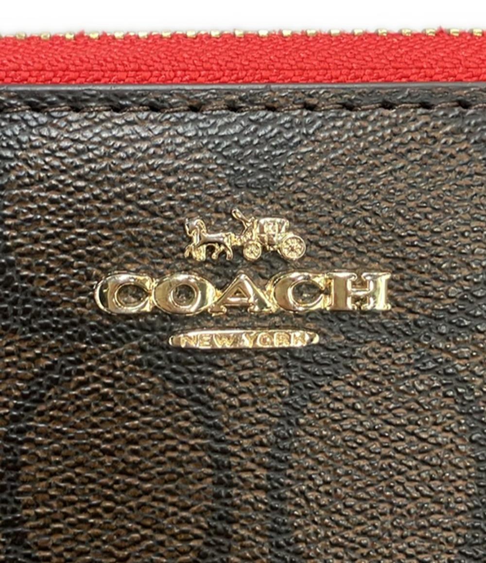COACH ラウンドファスナー長財布 レザー C4452 レディース コーチ