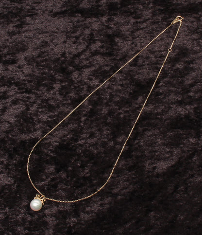 美品 TASAKI ネックレス K18 パール8.8mm レディース タサキ