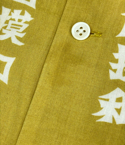 eanbe 半袖シャツ 麻雀柄 メンズ SIZE M イアンべ