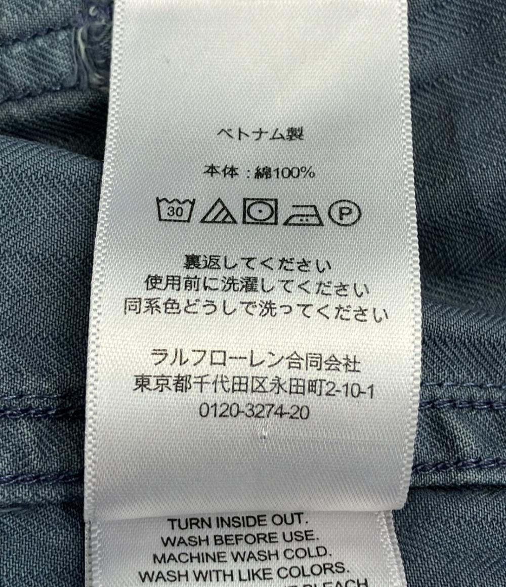 RRL ショートパンツ ウォッシュ加工  ヘリンボーンツイル フィールド OFFICERS SHORT 1519-01-29 メンズ SIZE W34 (L) ダブル アール エル