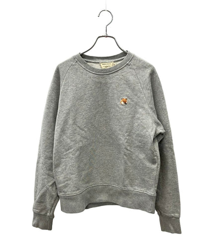 MAISON KITSUNE 長袖 スウェット FOX HEAD PATCH ADJUSTED SWEATSHIRT AM00303KM0001 レディース SIZE M メゾンキツネ