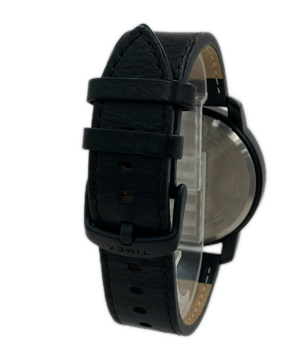 美品 TIMEX 腕時計 クオーツ ブラック TW2R64300 メンズ タイメックス