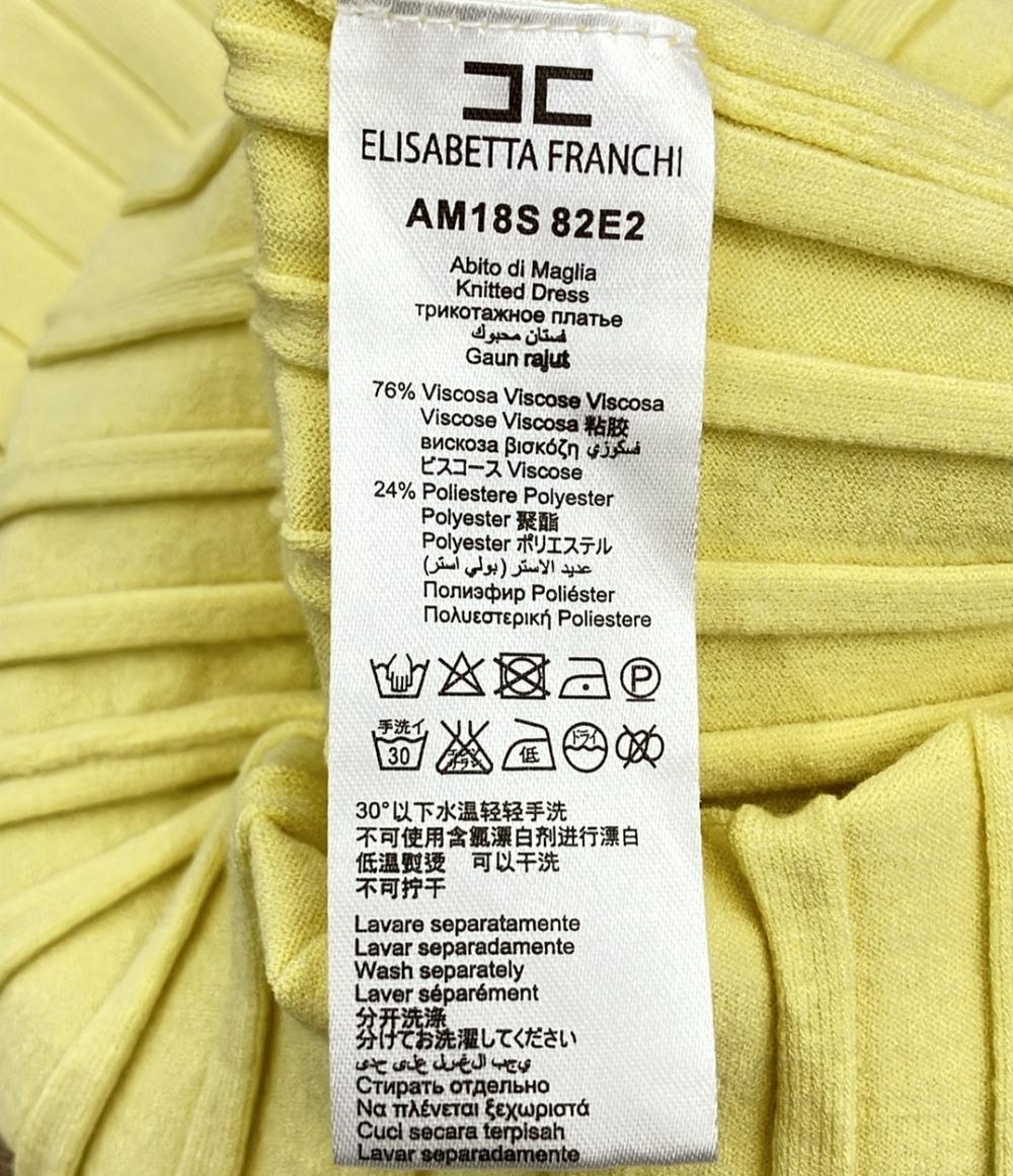 エリザベッタフランキ 半袖ニットワンピース レディース SIZE 40 (M) ELISABETTA FRANCHI