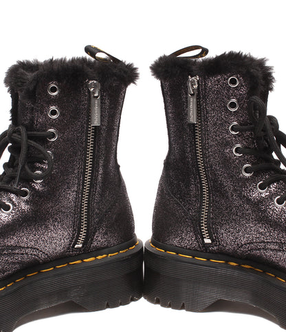 美品 Dr.Martens ショートブーツ ８ホール 厚底 ファー JADON FL レディース メンズ SIZE 3 (22cm) ドクターマーチン